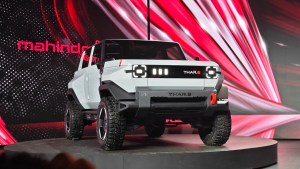 Mahindra Thar.e concept showcased in 5-door avatar