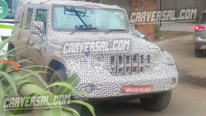 Mahindra Thar 5-door spied testing once again